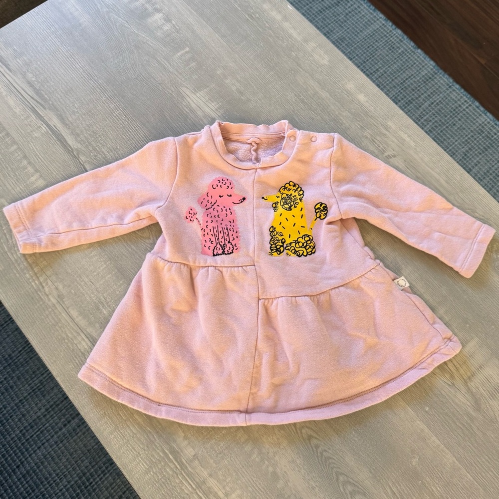 Stella McCartney Baby Dress 9 months Little girl Long Sleeves Designer Clothes
